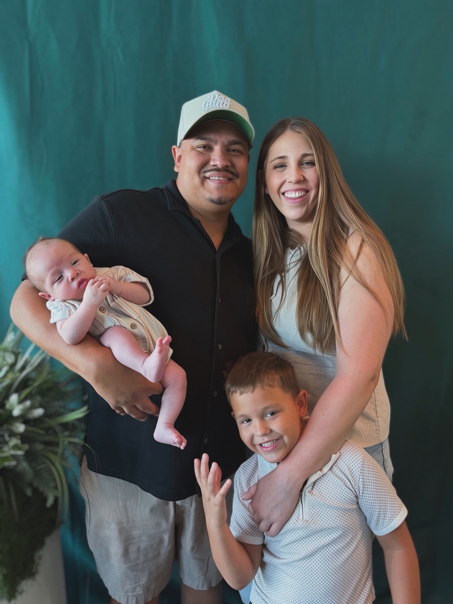 Chris Serra with his family in Sacramento.