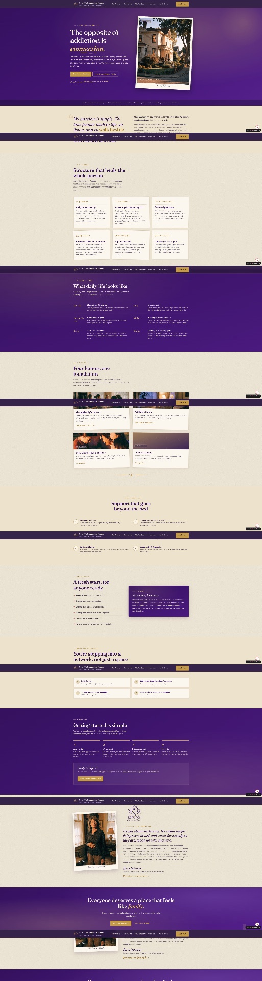The Patrick's Foundation Homes website.