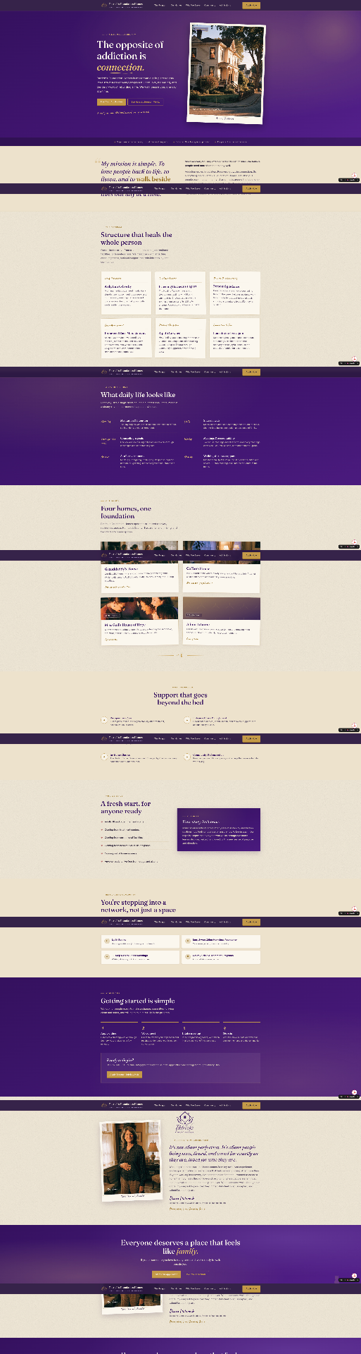 The Patrick's Foundation Homes website.